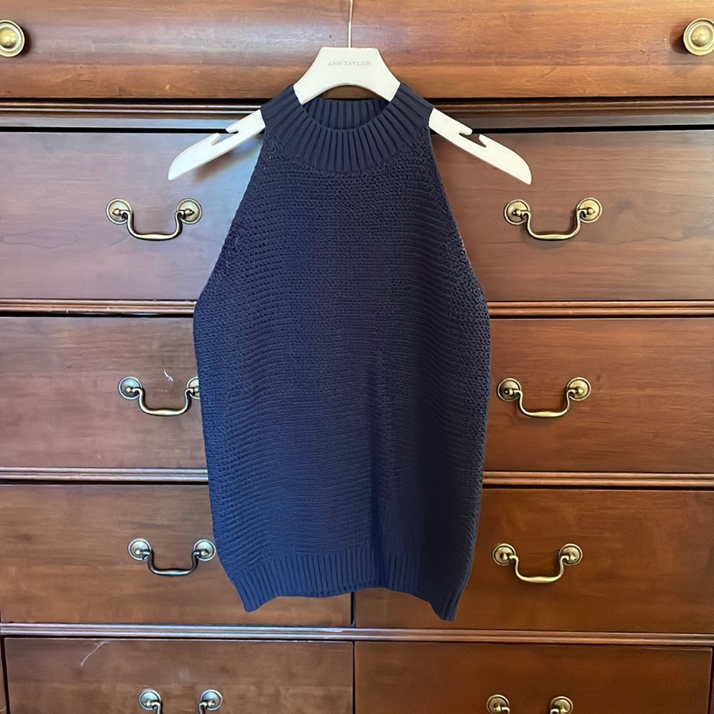 Ann Taylor LOFT. Sleeveless Halter Sweater. Multiple Colors. Mockneck NWT